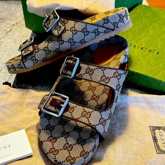 Authentic Gucci slides size men’s 10 New Authentic Gucci Men main image 3